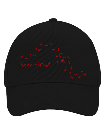 Beer effect baseballsapka Black