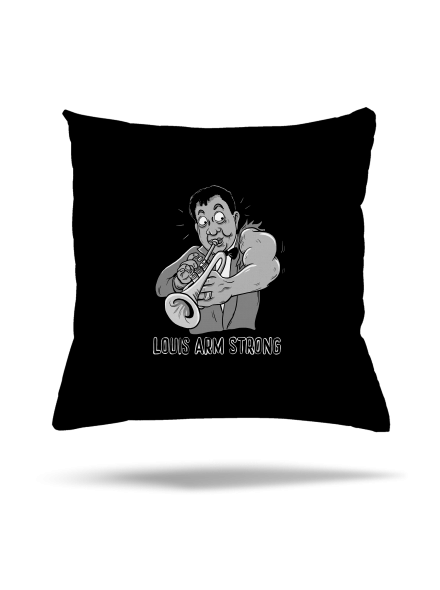 Louis Armstrong párna Black