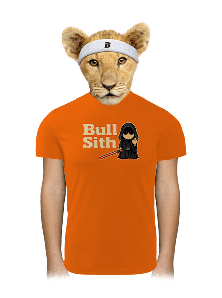 Bull sith gyerek sport póló Neon Orange