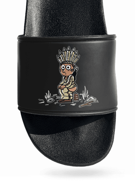 Indián papucs Black