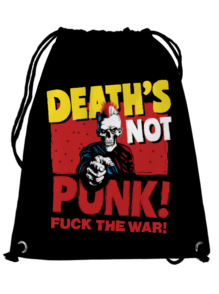 Death's not punk hátizsák Black