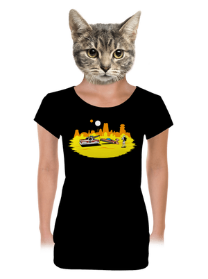 női póló elasztikus alsó szegéllyel