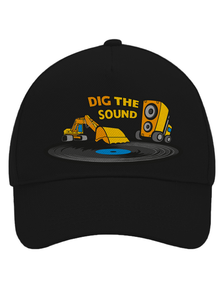 Dig the sound baseballsapka Black