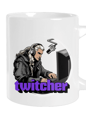 Twitcher nagy bögre White