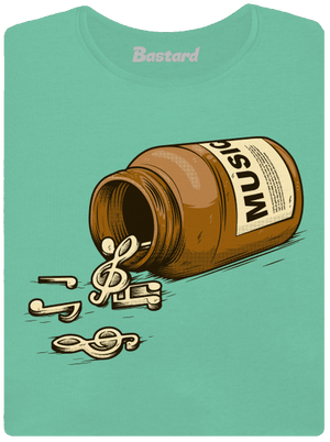 Music Pills prémium női póló Mint Mal