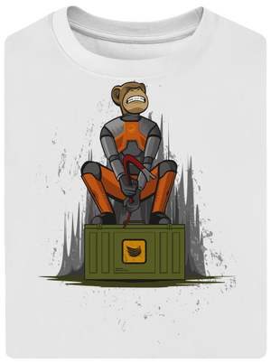 Ape-Life unisex túlméretezett póló White