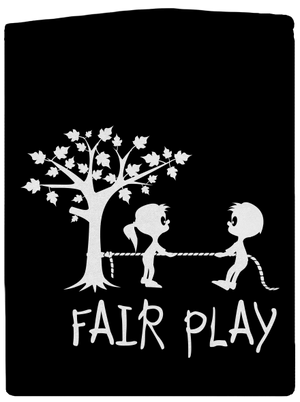 Fair play cipzáras női pulóver Black