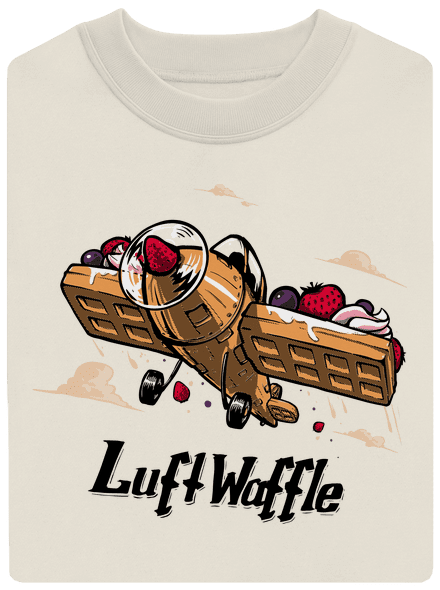 Luftwaffle unisex crewneck Off White