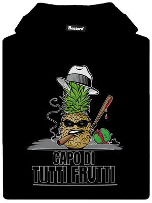 Tutti Frutti gyerek kenguruzsebes pulóver Black