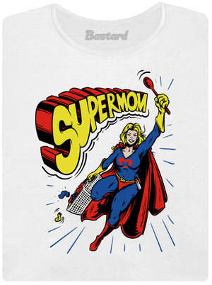 Supermom prémium női póló White