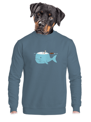  unisex crewneck Nordic Blue