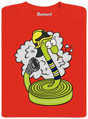 Tömlőt férfi póló Fiery Red