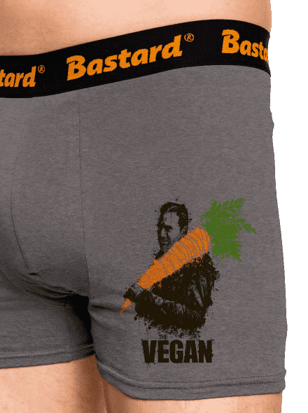 Vegán boxeralsó Gray Melange