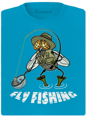 Fly fishing női sportpóló Blue Atol