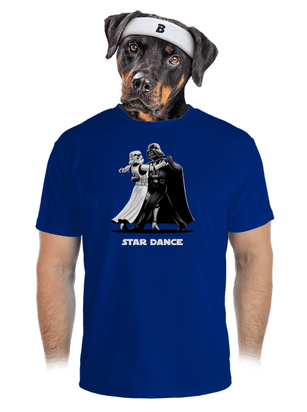 Star dance férfi sportpóló Royal Blue Mal