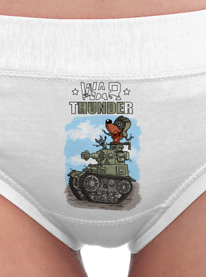 War Hunde női bugyik White