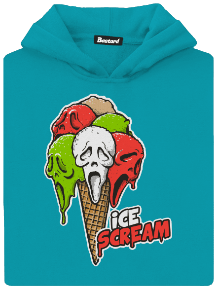 Ice Scream gyerek kenguruzsebes pulóver Hawaiian Blue