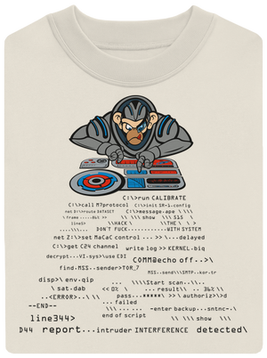 Coder ape unisex crewneck Off White