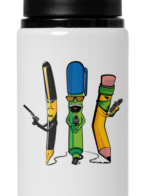 Az író banda kulacs White