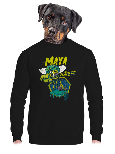 Zombee Maja unisex crewneck Black