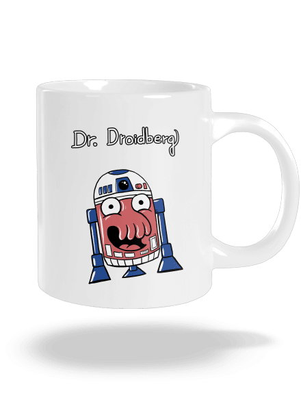 Dr. Droidberg nagy bögre White
