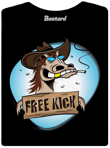 Free kick prémium női póló Black