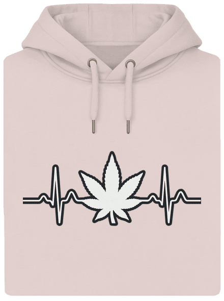 EKGanja unisex prémium pulóver Rose Chalk