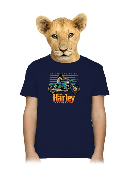 Bob Harley gyerek póló Navy