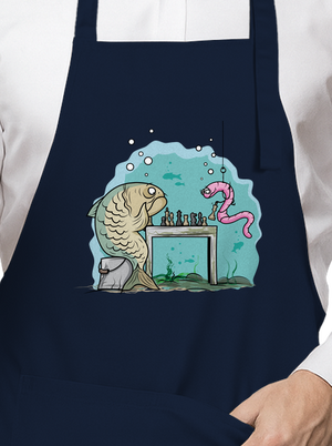 A halat nem lehet kifogni kötény Navy