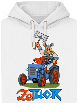 ZeThor unisex prémium pulóver Snowwhite