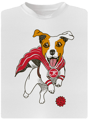 Jack Russell férfi sportpóló White