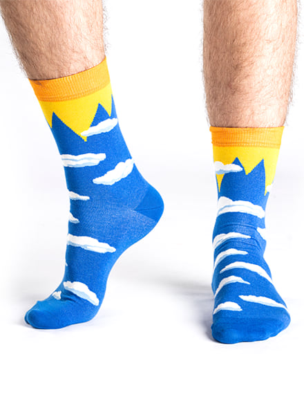 Részben felhős zokni