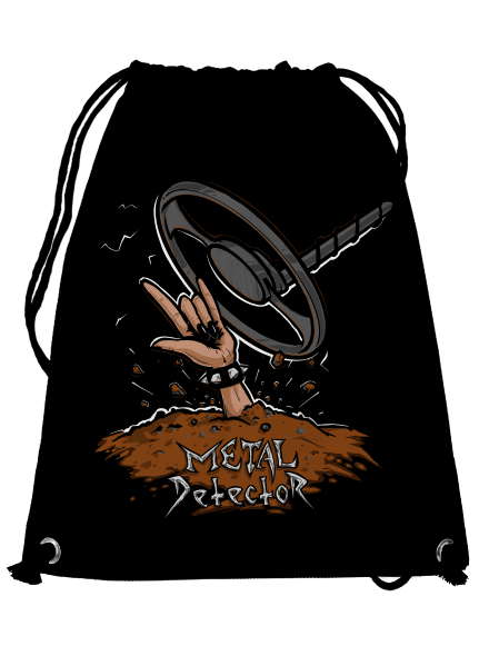 Metal detector hátizsák Black