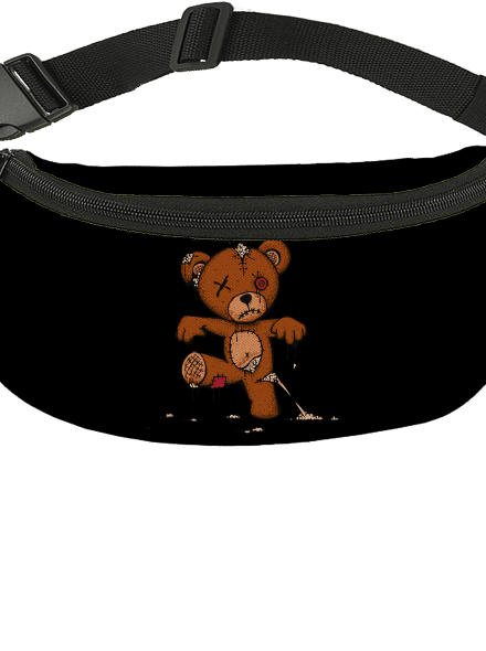 Zombie Teddy övtáska Black