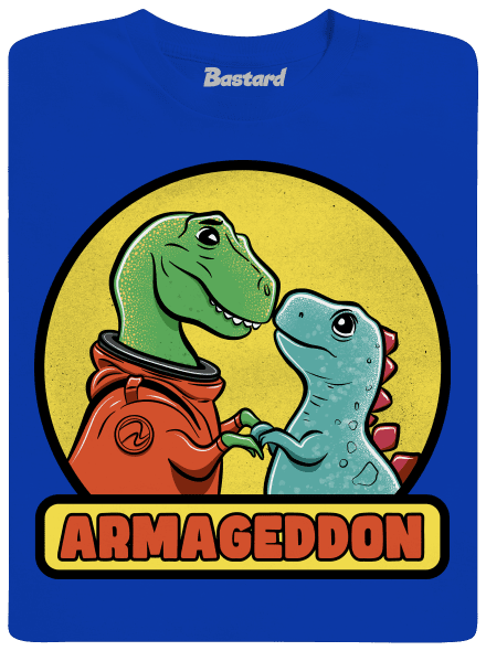 Armageddon férfi hosszú ujjú póló Royal Blue