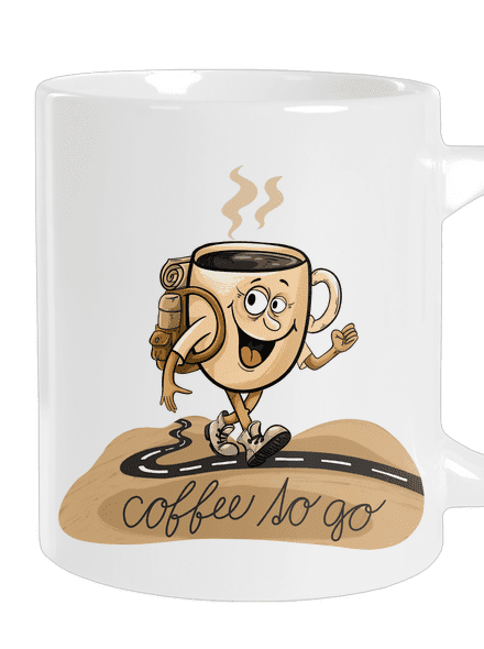 Coffee to go nagy bögre White
