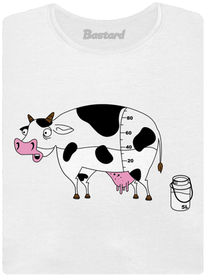 Tehén prémium női póló White