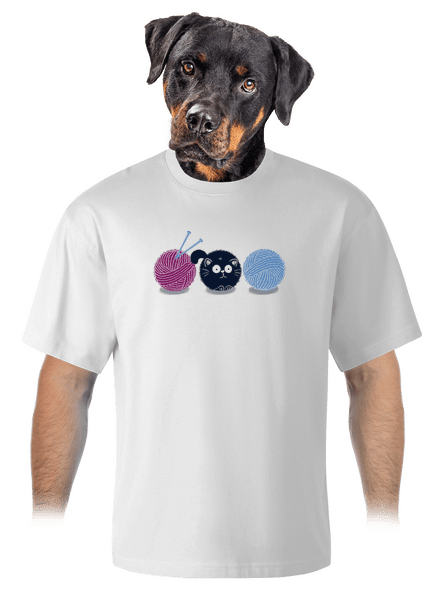 Macska unisex túlméretezett póló White