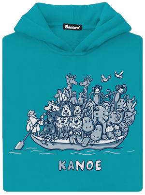 Noé bárkája gyerek kenguruzsebes pulóver Hawaiian Blue