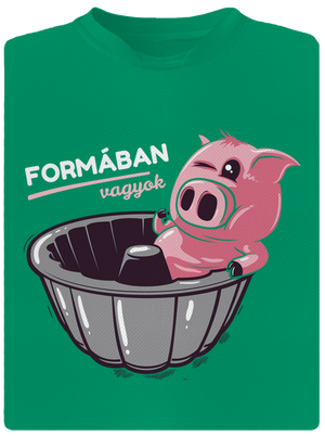 Formában gyerek sport póló Kelly Green Mal