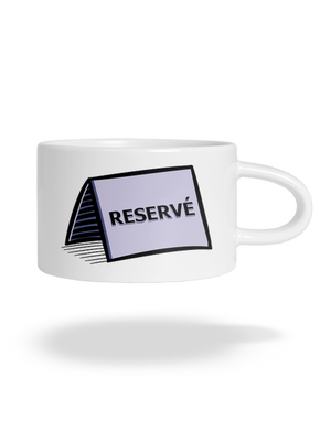 Reservé macaron bögre White