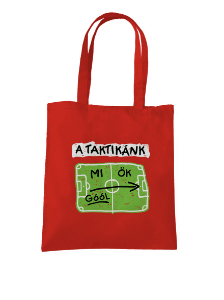 A futballtaktikánk táska Bright Red