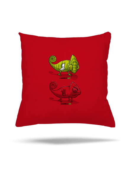 ChameleON ChameleOFF párna Red