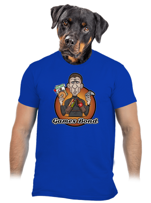 Games Bond férfi póló Royal Blue