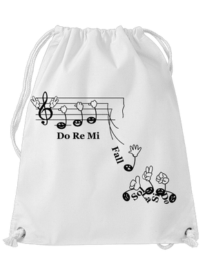 Do re mi fall hátizsák White