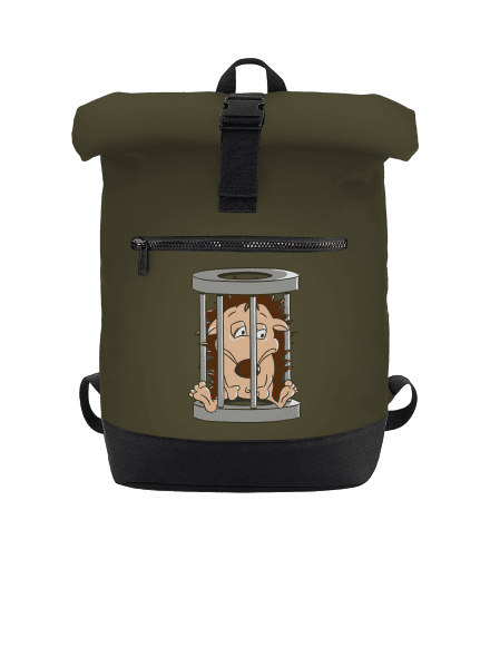Sün a ketrecben hátizsák Military Green
