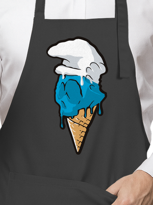 Törpfagylalt kötény Dark Grey