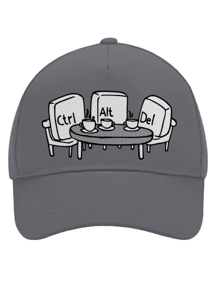 Elválaszthatatlan haverok baseballsapka Graphite grey