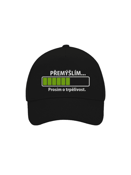 Gondolkodom baseballsapka Black
