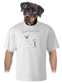 unisex túlméretezett póló